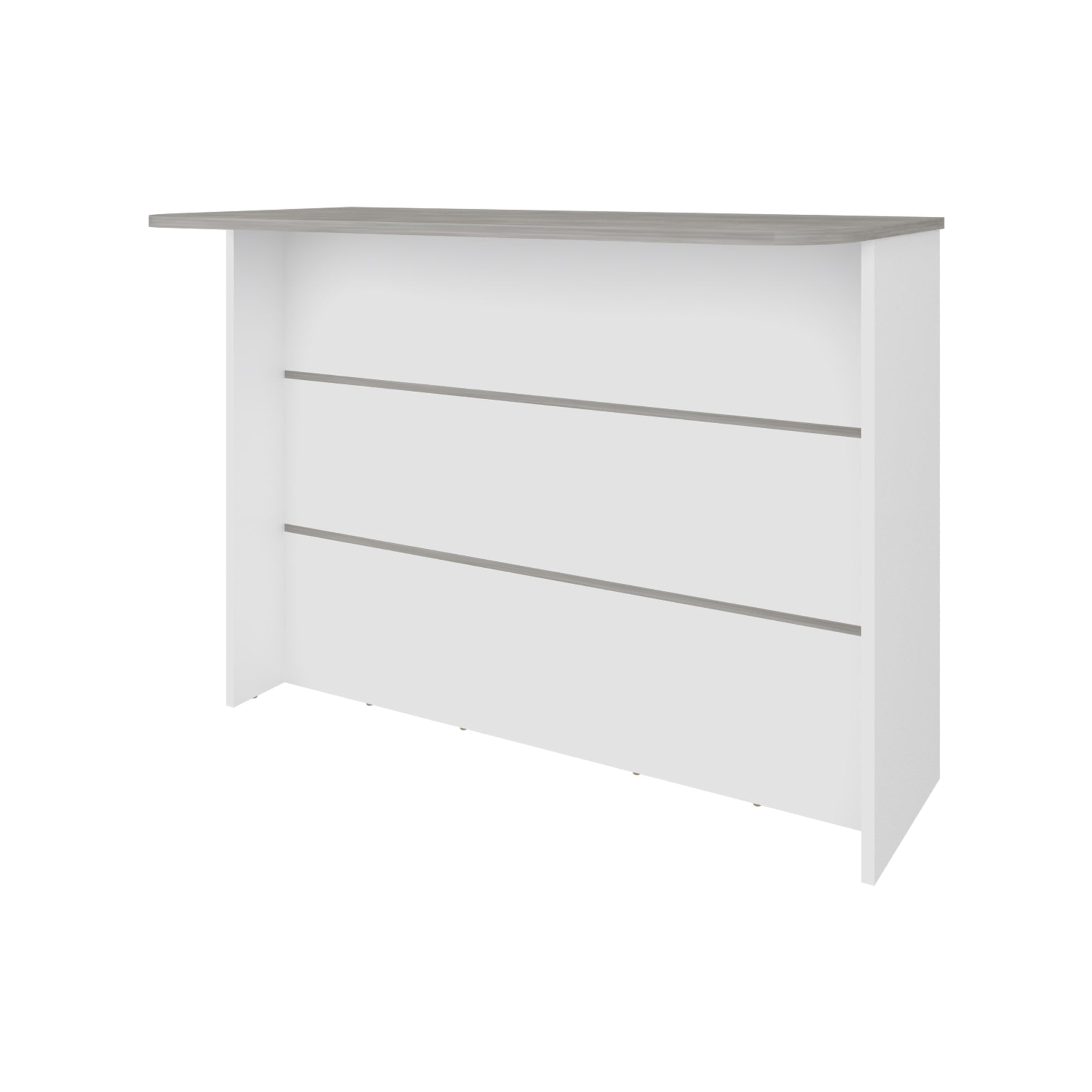 MUEBLE COCINA TUHOME KITCHEN 54 + BARRA DE COCINA + OPTIMIZADOR BLANCO - 4