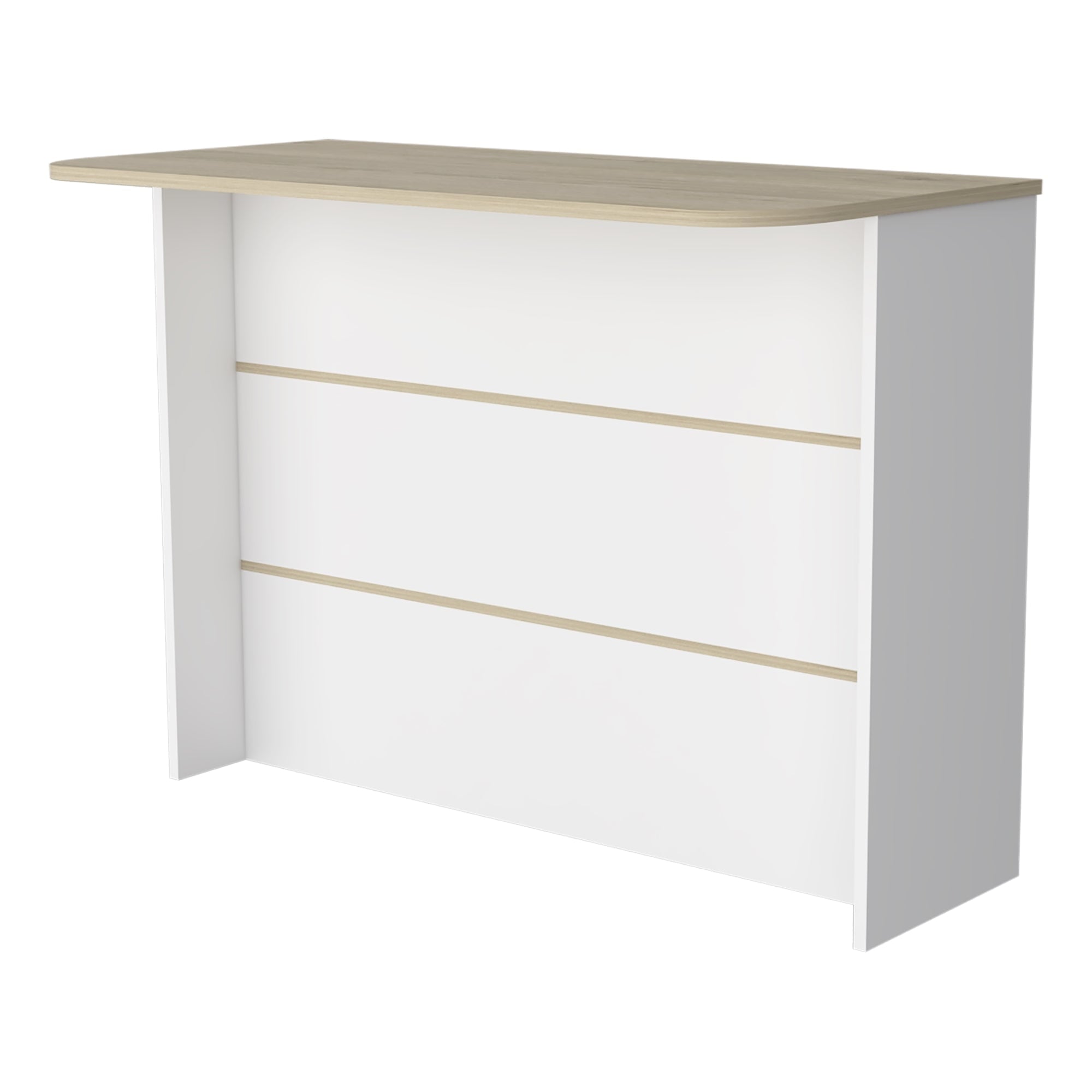 MUEBLE COCINA TUHOME KITCHEN 54 + BARRA DE COCINA + OPTIMIZADOR ROVERE / BLANCO - 4