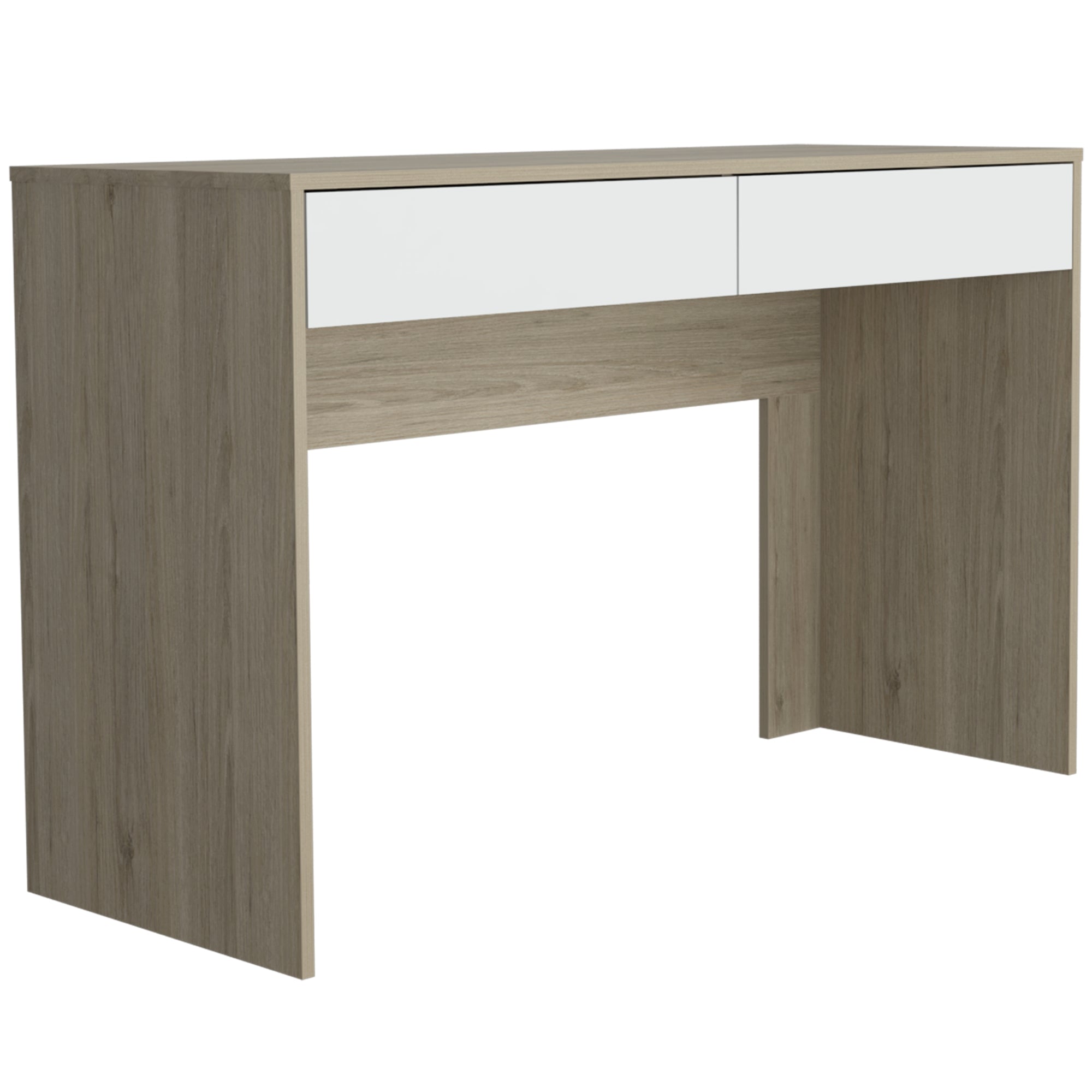 ESCRITORIO TUHOME OFFICE 120.2 CM + BIBLIOTECA ROVERE + BLANCO - 3
