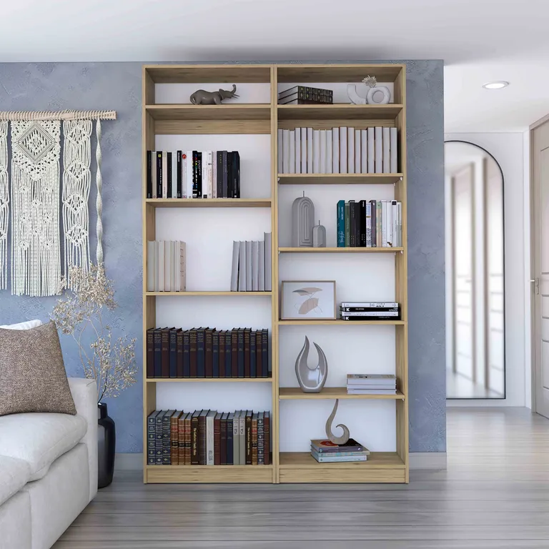 COMBO ESTANTES + COMPLEMENTO 11 NIVELES HOME WENGUE - 1