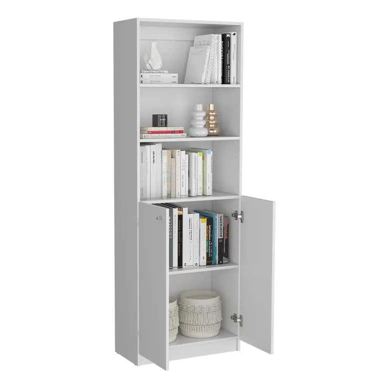 COMBO ESTANTES 9 NIVELES 2 PUERTAS + COMPLEMENTO HOME BLANCO - 4