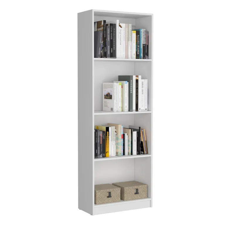 COMBO ESTANTES 9 NIVELES 2 PUERTAS + COMPLEMENTO HOME BLANCO - 5