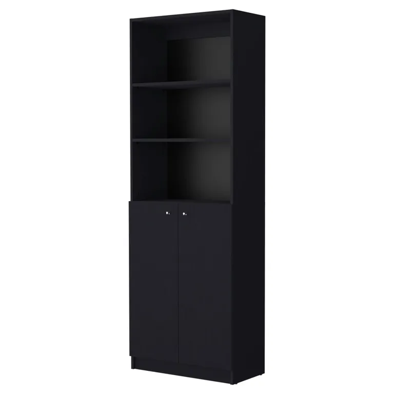 COMBO ESTANTES 4 PUERTAS CON NIVELES HOME WENGUE - 4