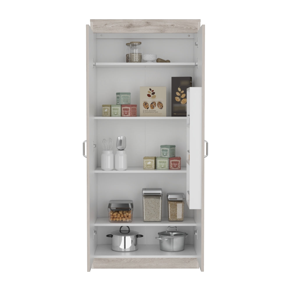 ALACENA DE COCINA VARESE 2 PUERTAS - CENIZA / BLANCO - 2