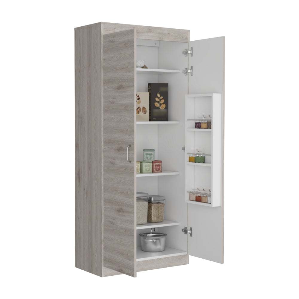 ALACENA DE COCINA VARESE 2 PUERTAS - CENIZA / BLANCO - 3