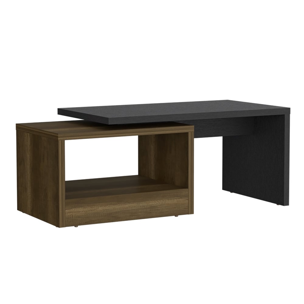 MESA DE CENTRO KAIA - WENGUE / CARAMELO - 4