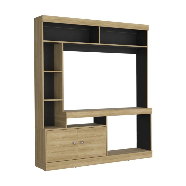 ESTANTE TV'65 2 PUERTAS DANTE BLANCO 180,6X180,0X30,3 CM - 5