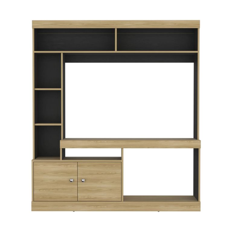 ESTANTE TV'65 2 PUERTAS DANTE BLANCO 180,6X180,0X30,3 CM - 6