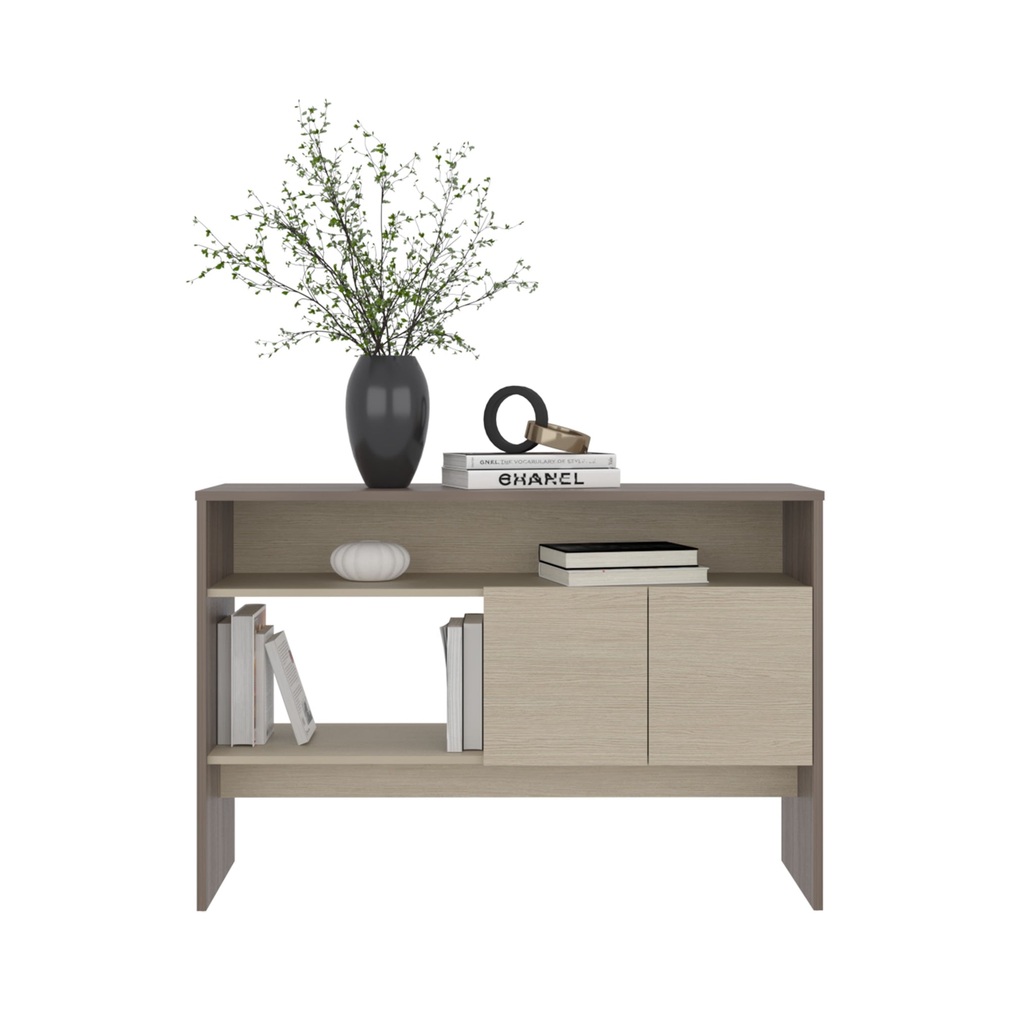 ARRIMO 2 PUERTAS CLASSIC COLOR 80,7X120X35,6 CM AVELLANA Y CARTAGENA - 4