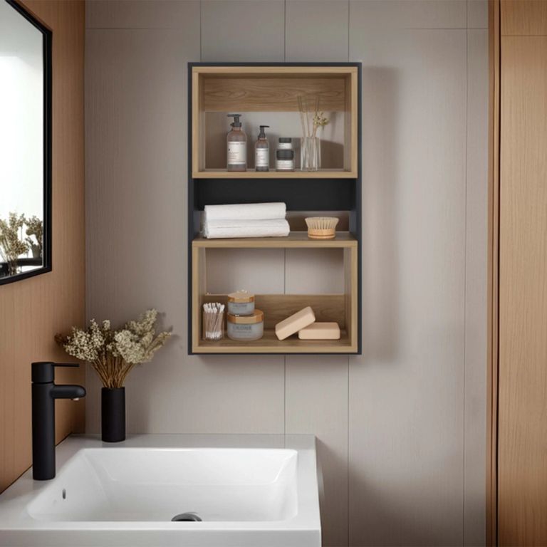 MUEBLE AUXILAR MURO BAÑO ECO 75,3X45,0X18,9 CM - 1