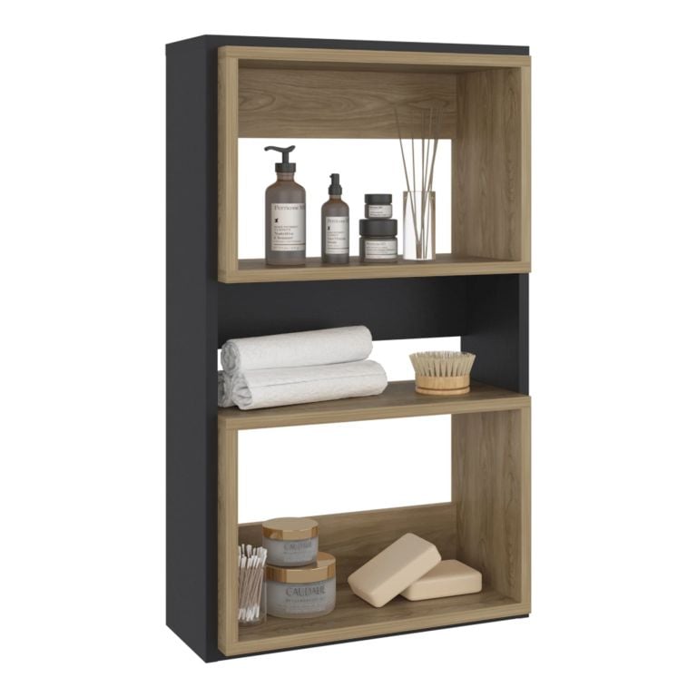 MUEBLE AUXILAR MURO BAÑO ECO 75,3X45,0X18,9 CM - 3