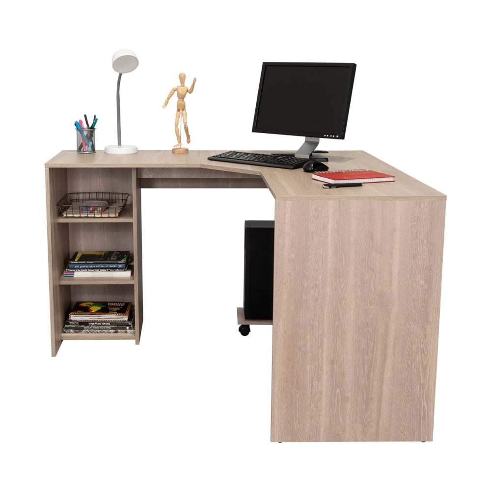 ESCRITORIO EN L Y MODULO TORRE PC BAGGIO BARDOLINO - 4