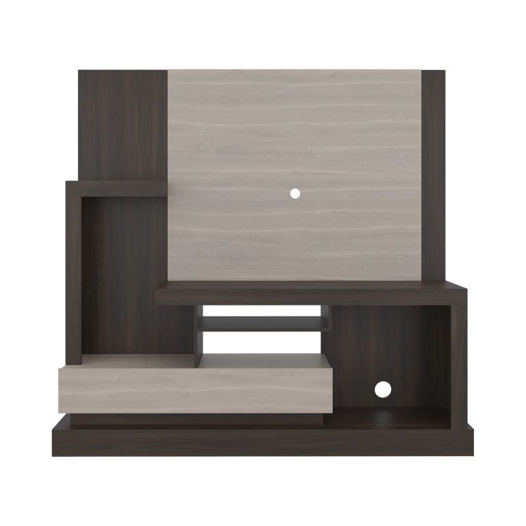 ESTANTE TV 55 ALCACERES 1 PUERTA NOGAL Y MIEL 172,2X180,0X41,5 CM - 6