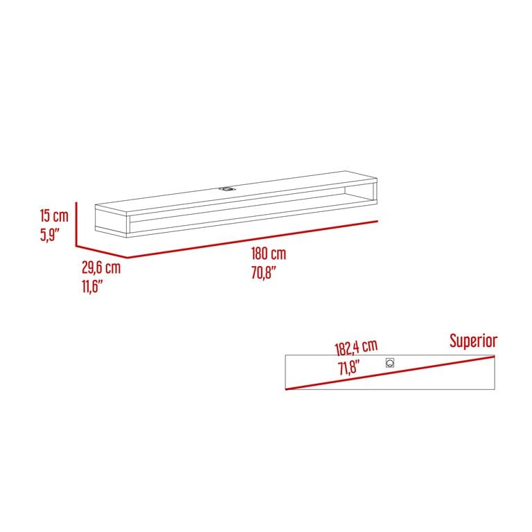 PANEL TV75' LUFT 15,0X180,0X29,6 CM - 8