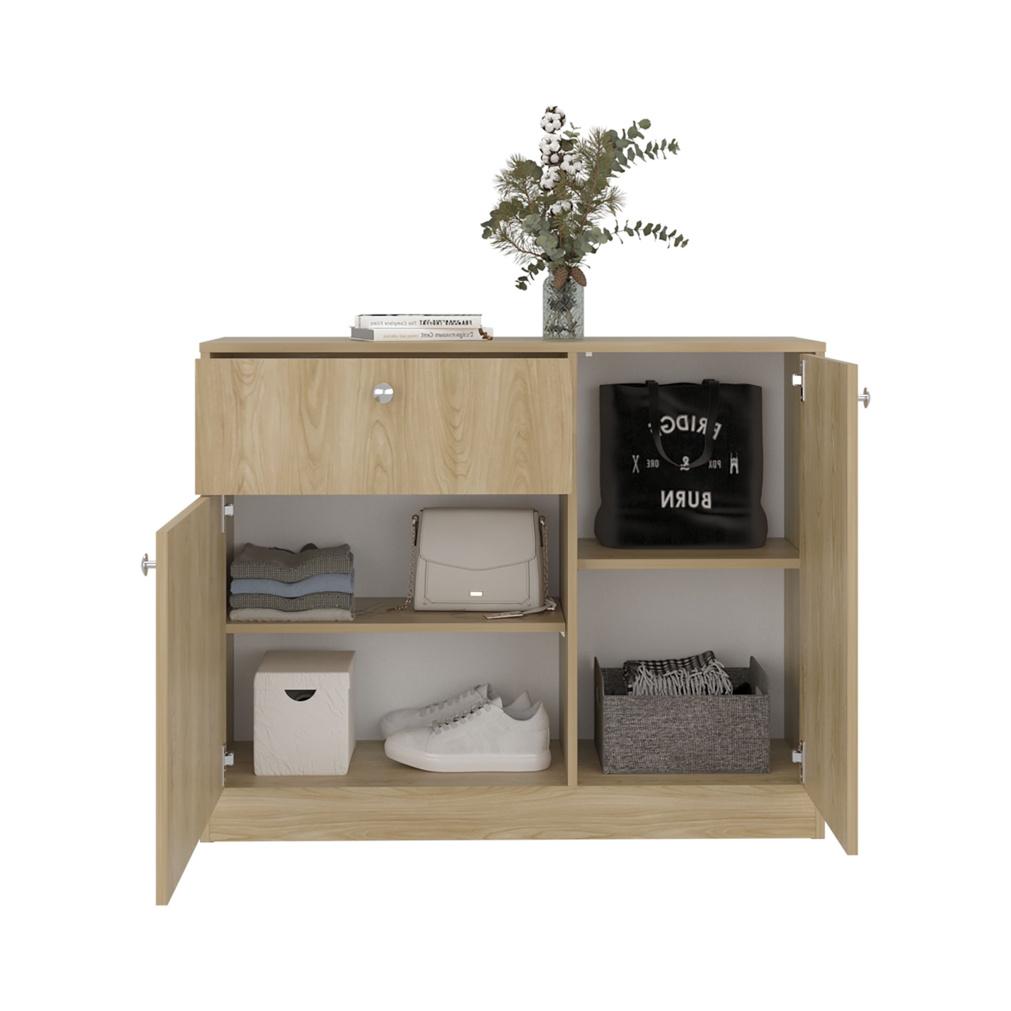 COMODA 1 CAJON 2 PUERTAS PRAGA 80,0X100,0X30,2 CM - 3