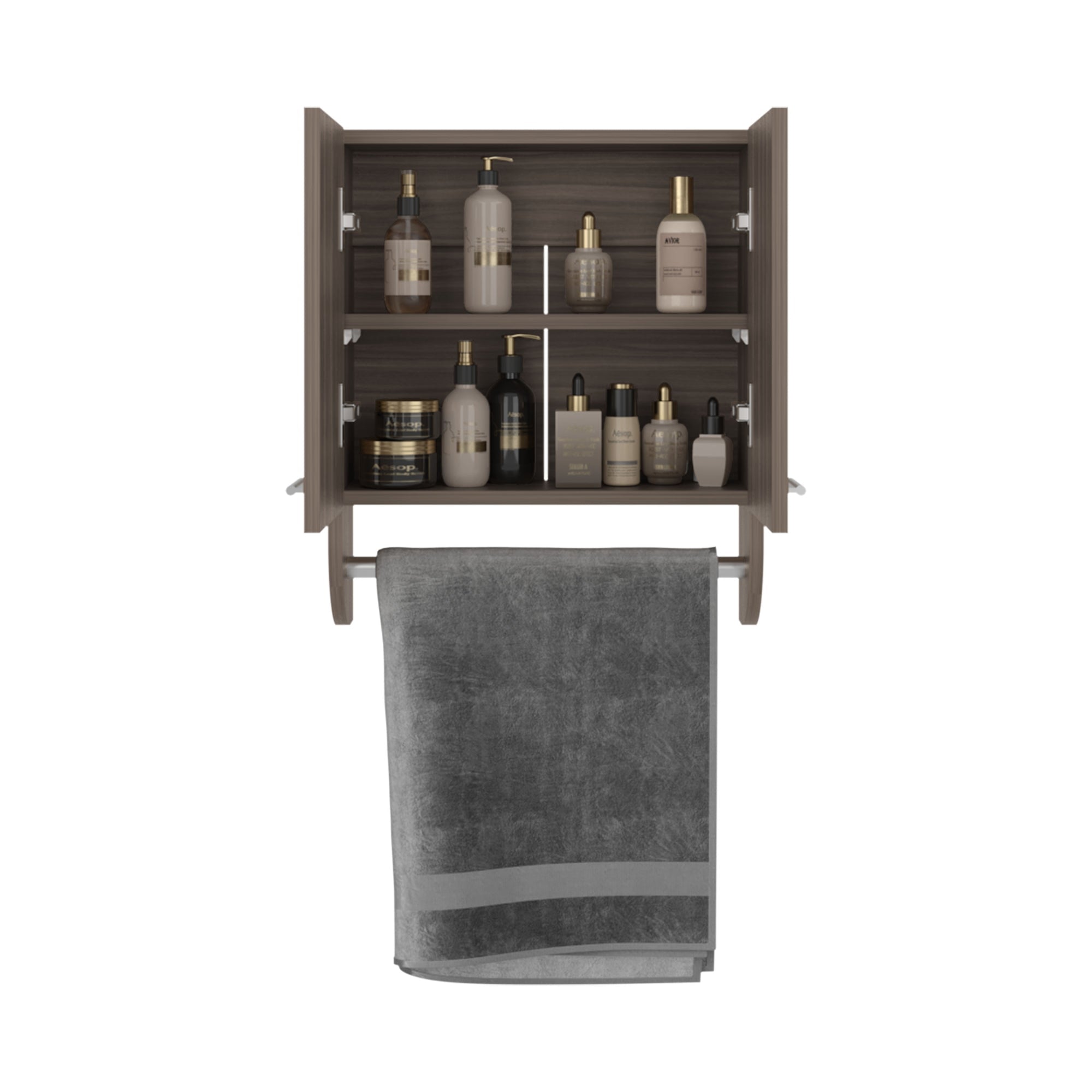 BOTIQUIN 2 PUERTAS BATH 50,0X45,0X14,5 CM - 4