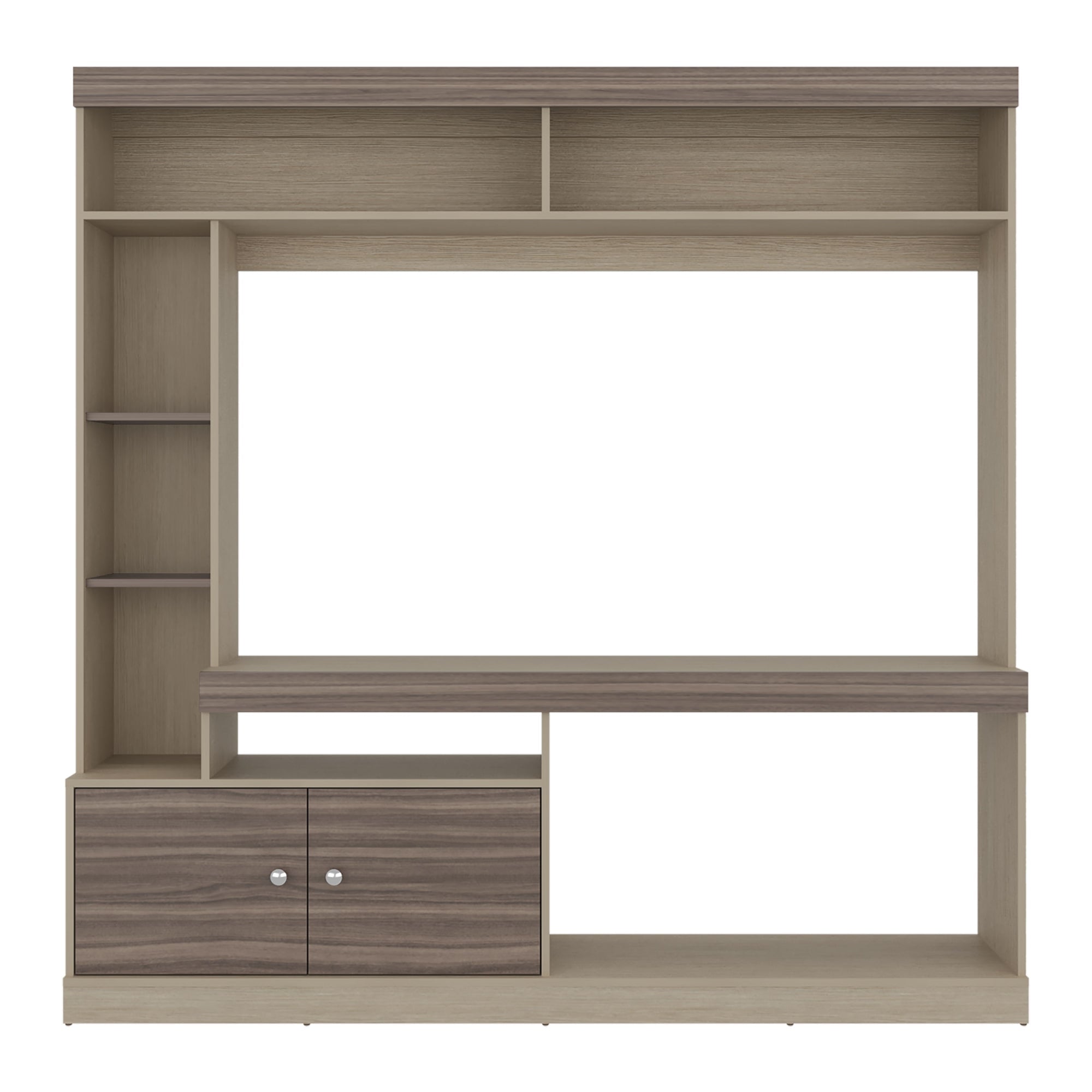 ESTANTE TV65' 2 PUERTAS CLASSIC COLOR 180,6X180,0X30,3 CM CARTAGENA Y WENGUE - 2
