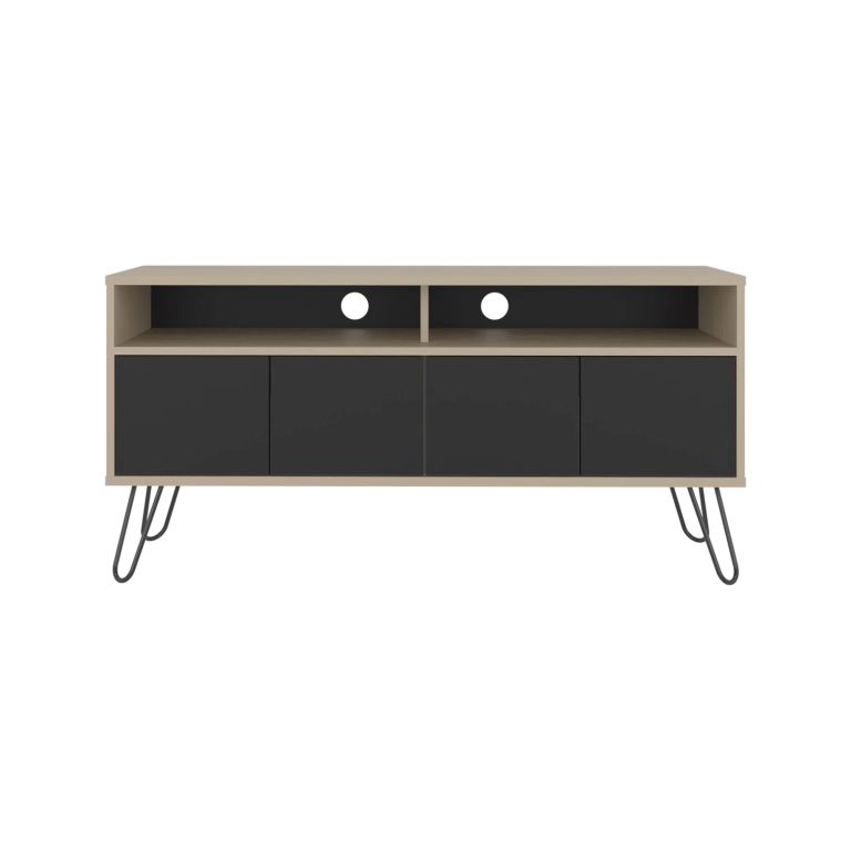 RACK TV55 4 PUERTAS VASSEL WENGUE Y CARTAGENA 60,0X123,5X38,6 CM - 4