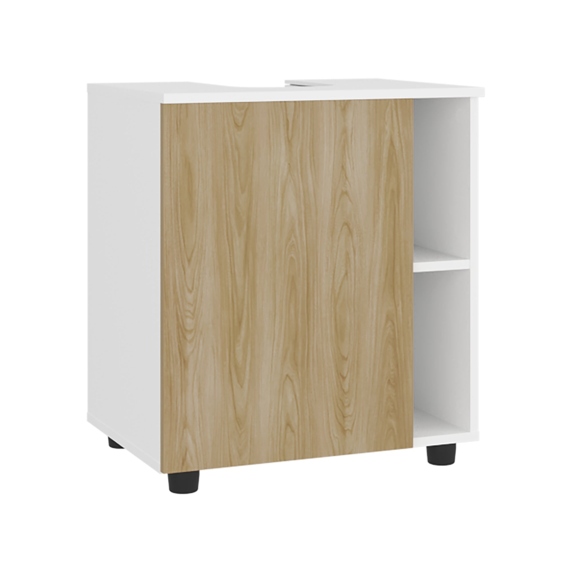 MUEBLE PARA LAVAMANOS 1 PUERTA PASCUALE BLANCO 62,0X55,0X41,3 CM - 1