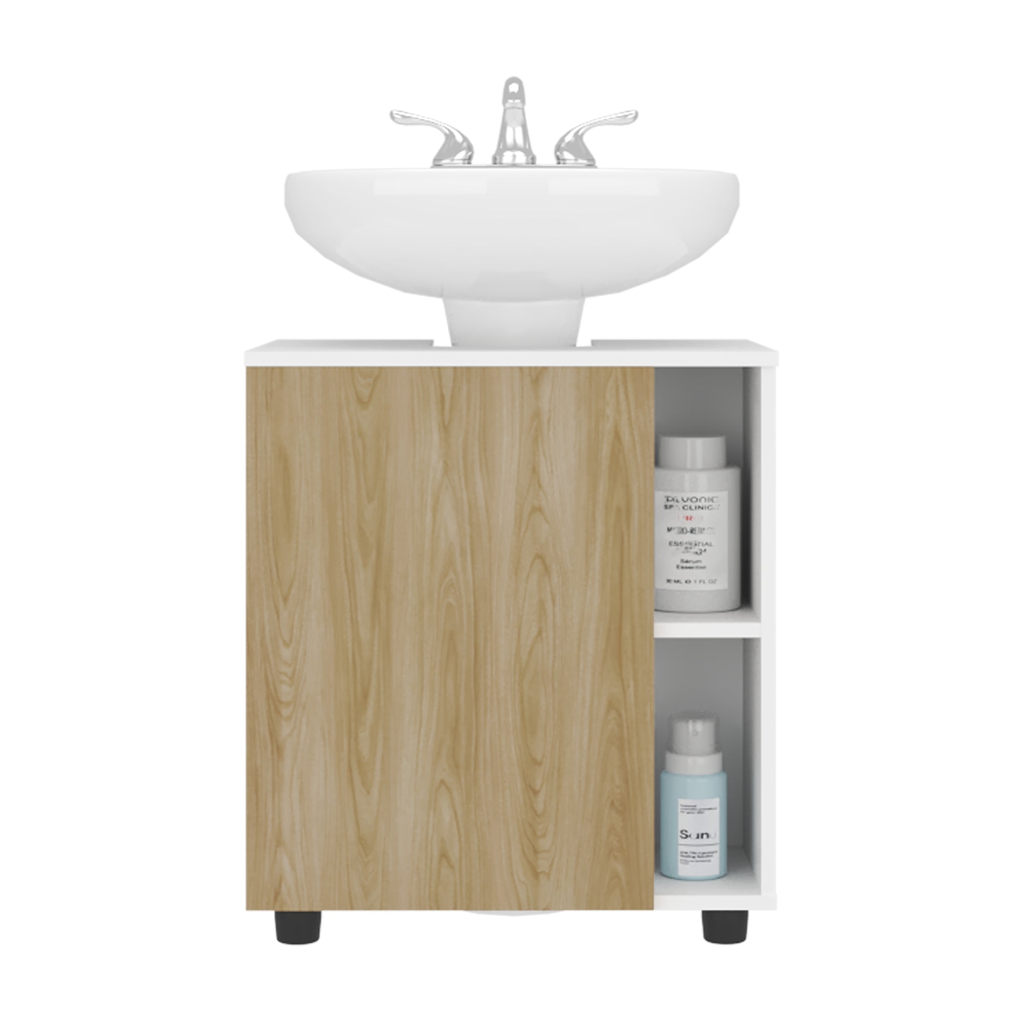 MUEBLE PARA LAVAMANOS 1 PUERTA PASCUALE BLANCO 62,0X55,0X41,3 CM - 2