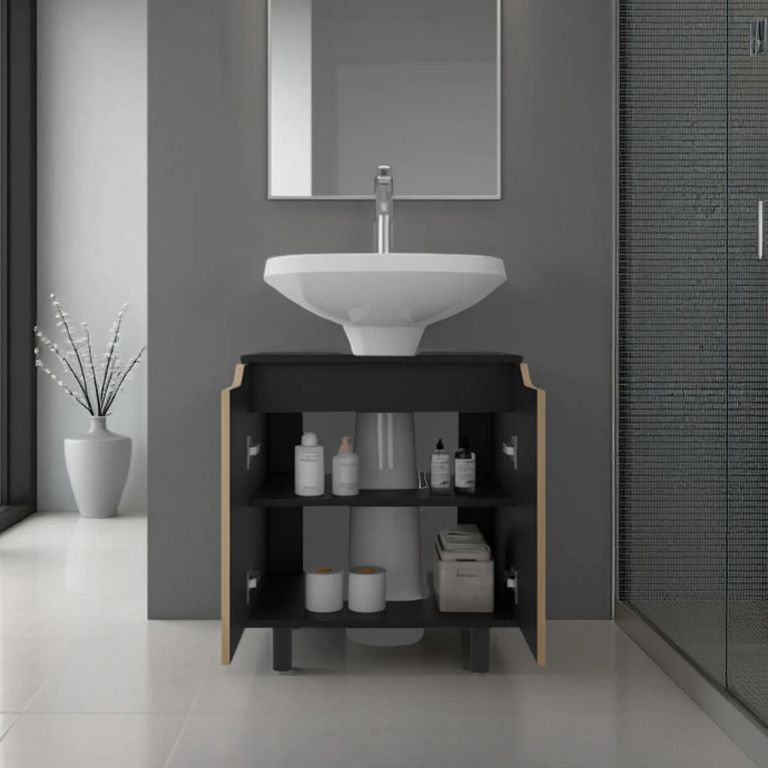 MUEBLE PARA LAVAMANOS 2 PUERTAS MARLO 63,0X55,0X41,3 CM - 2