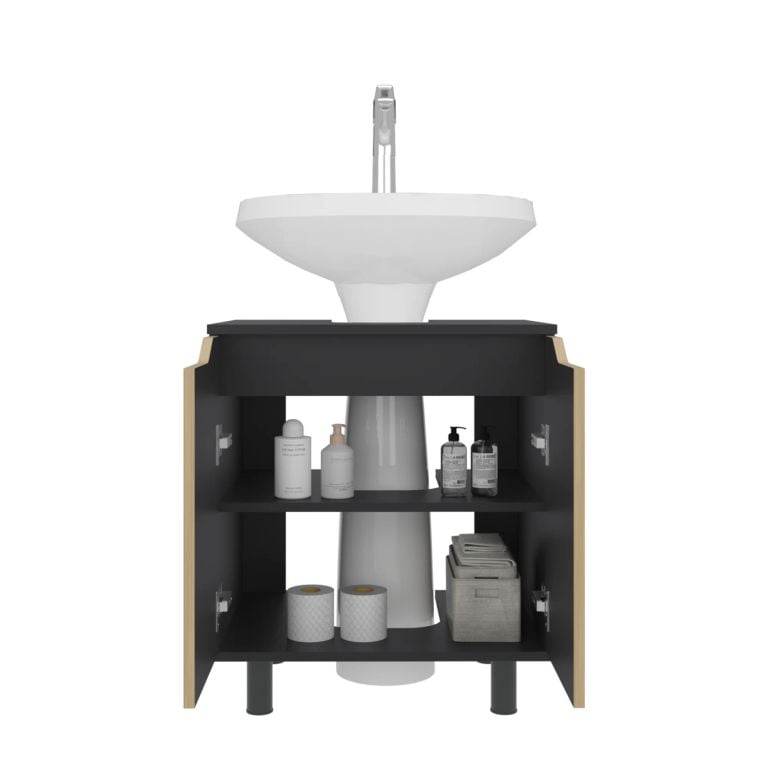 MUEBLE PARA LAVAMANOS 2 PUERTAS MARLO 63,0X55,0X41,3 CM - 3