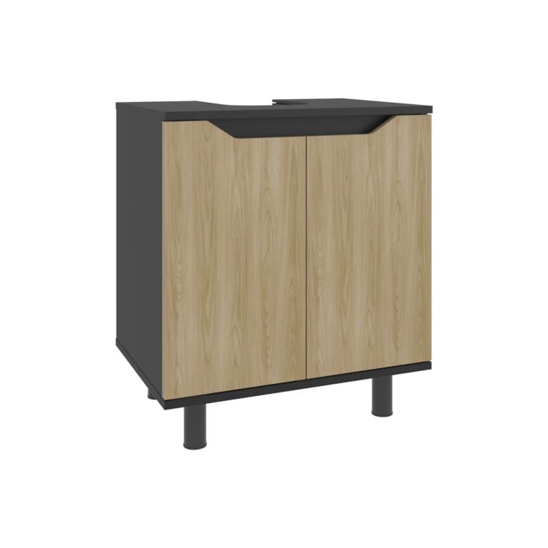 MUEBLE PARA LAVAMANOS 2 PUERTAS MARLO 63,0X55,0X41,3 CM - 5