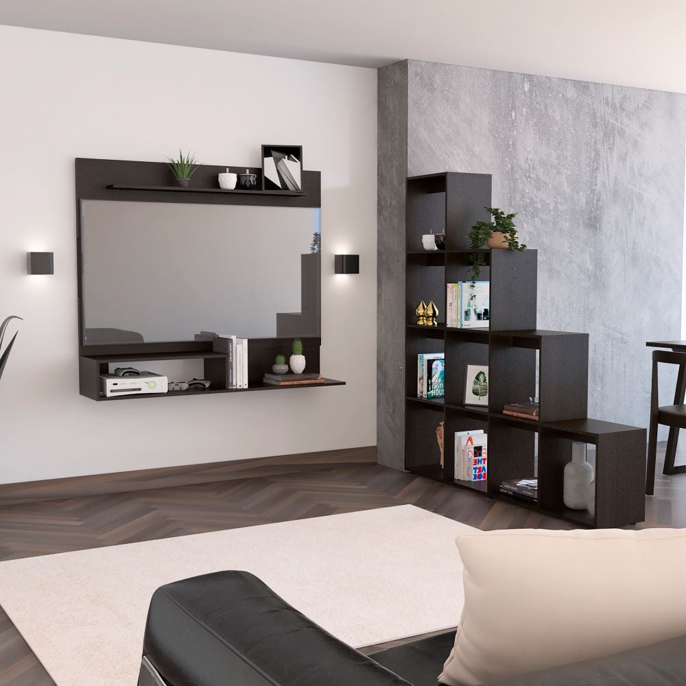 SET TUHOME BEIJING PANEL TV55 + BIBLIOTECA ESCALERA - 1