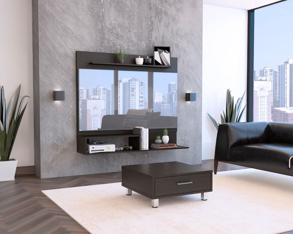 SET TUHOME BEIJING PANEL TV55 + MESA DE CENTRO WENGUE - 1