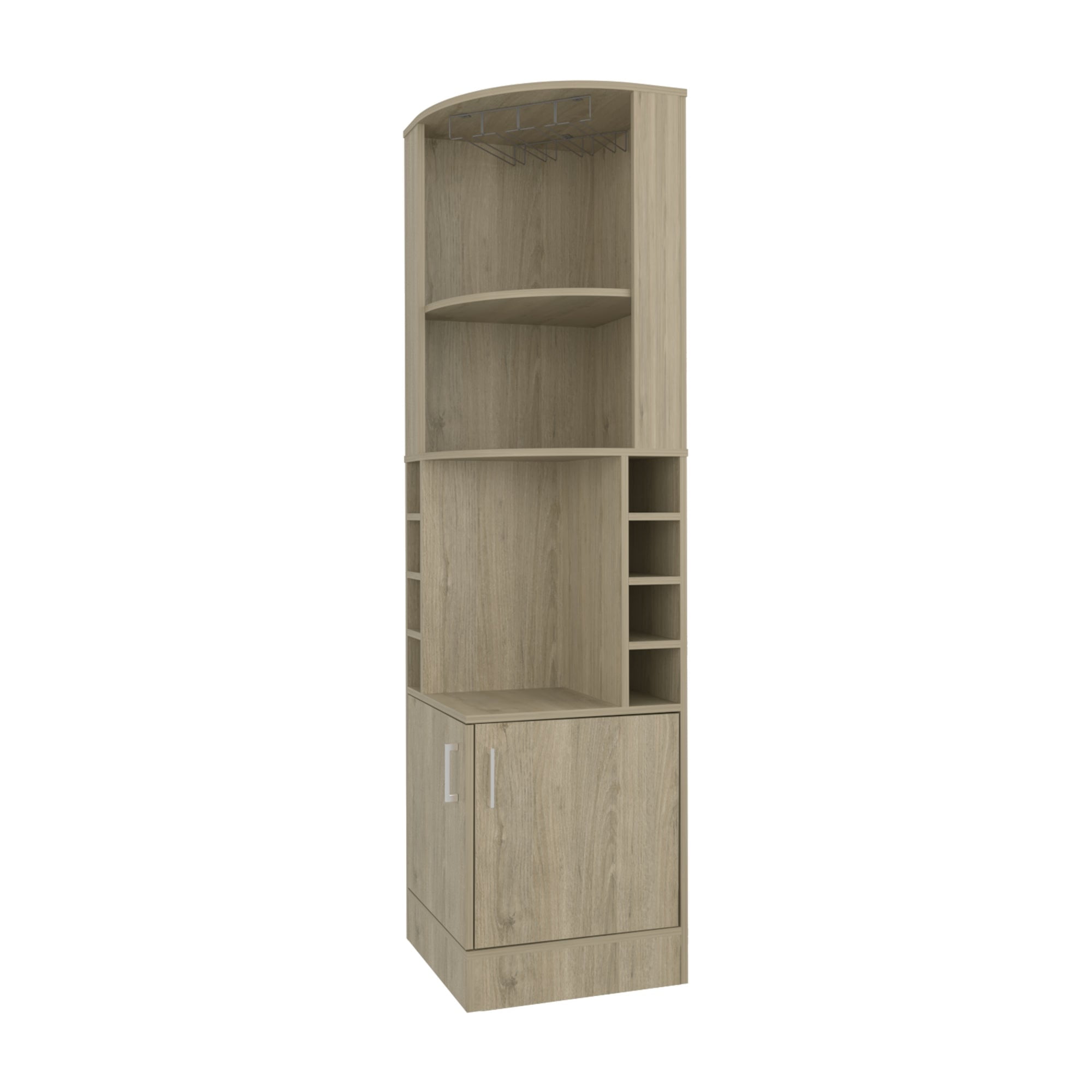 COMBO BAR ESQUINERO + RACK EXTENSIBLE TV 40' BEIJING ROVERE BLANCO - 4