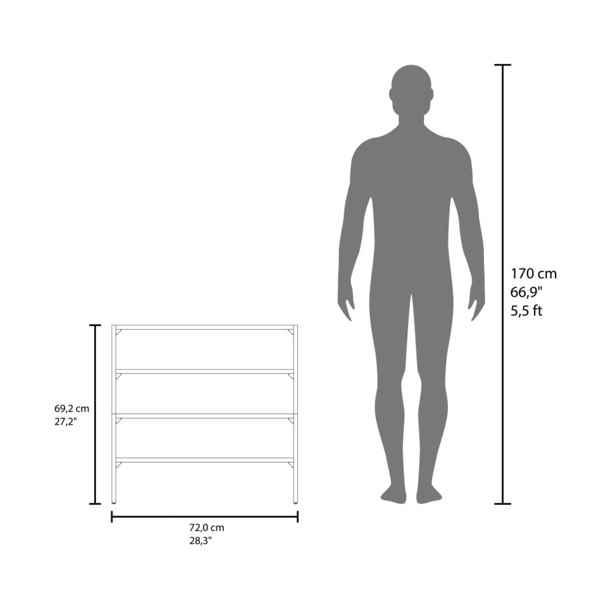 MODULO ZAPATERO Z-72 APILABLE 4 NIVELES - 7