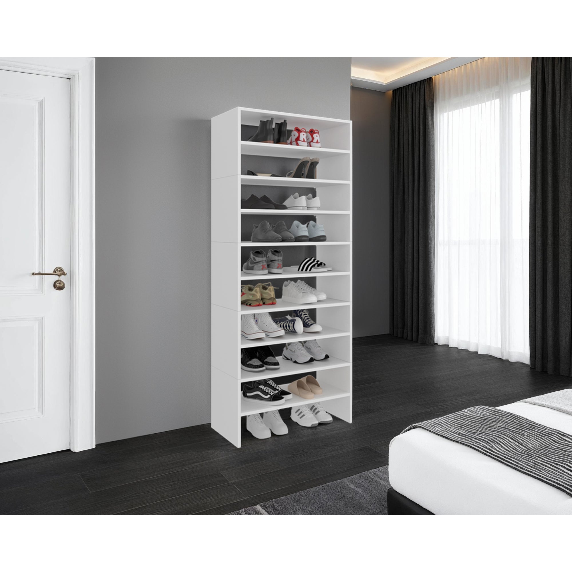 MODULO ZAPATERO Z-72 APILABLE 10 NIVELES - 2