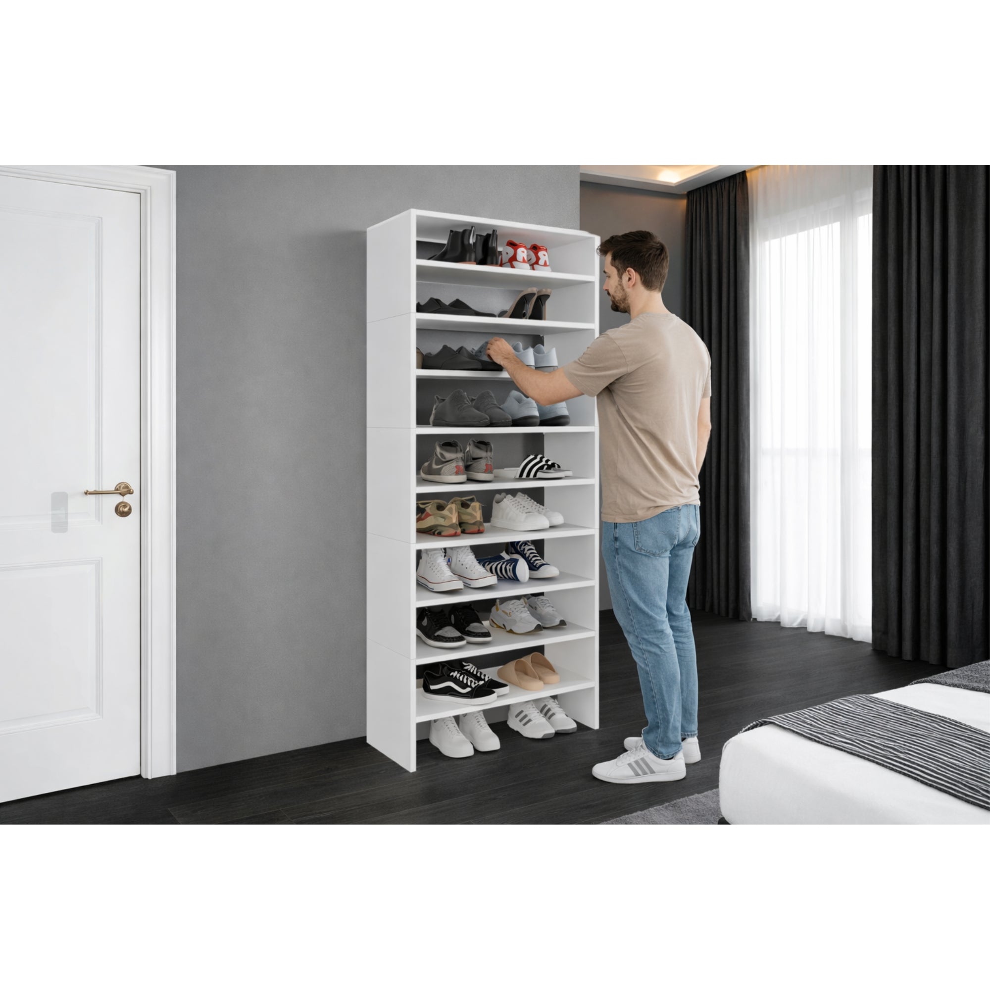 MODULO ZAPATERO Z-72 APILABLE 10 NIVELES - 3