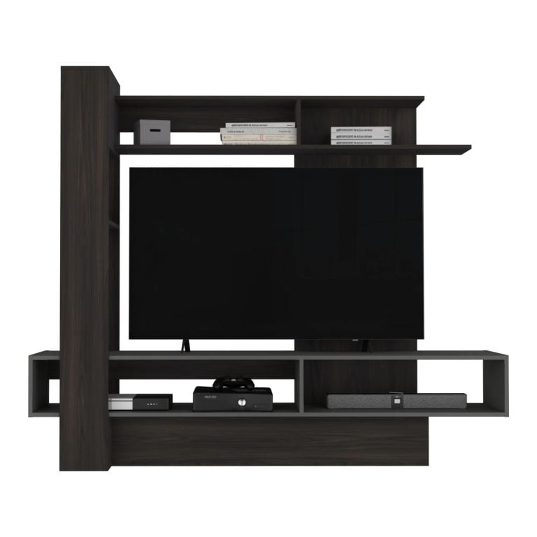 ESTANTE TV 55' FLAMENCO HABANO Y PLOMO - 3