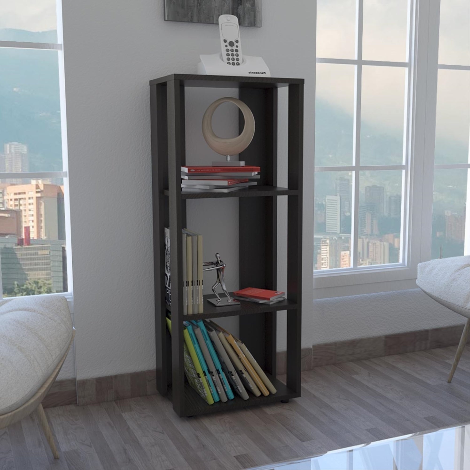 LIBRERO OFFICE W-40 WENGUE - 4