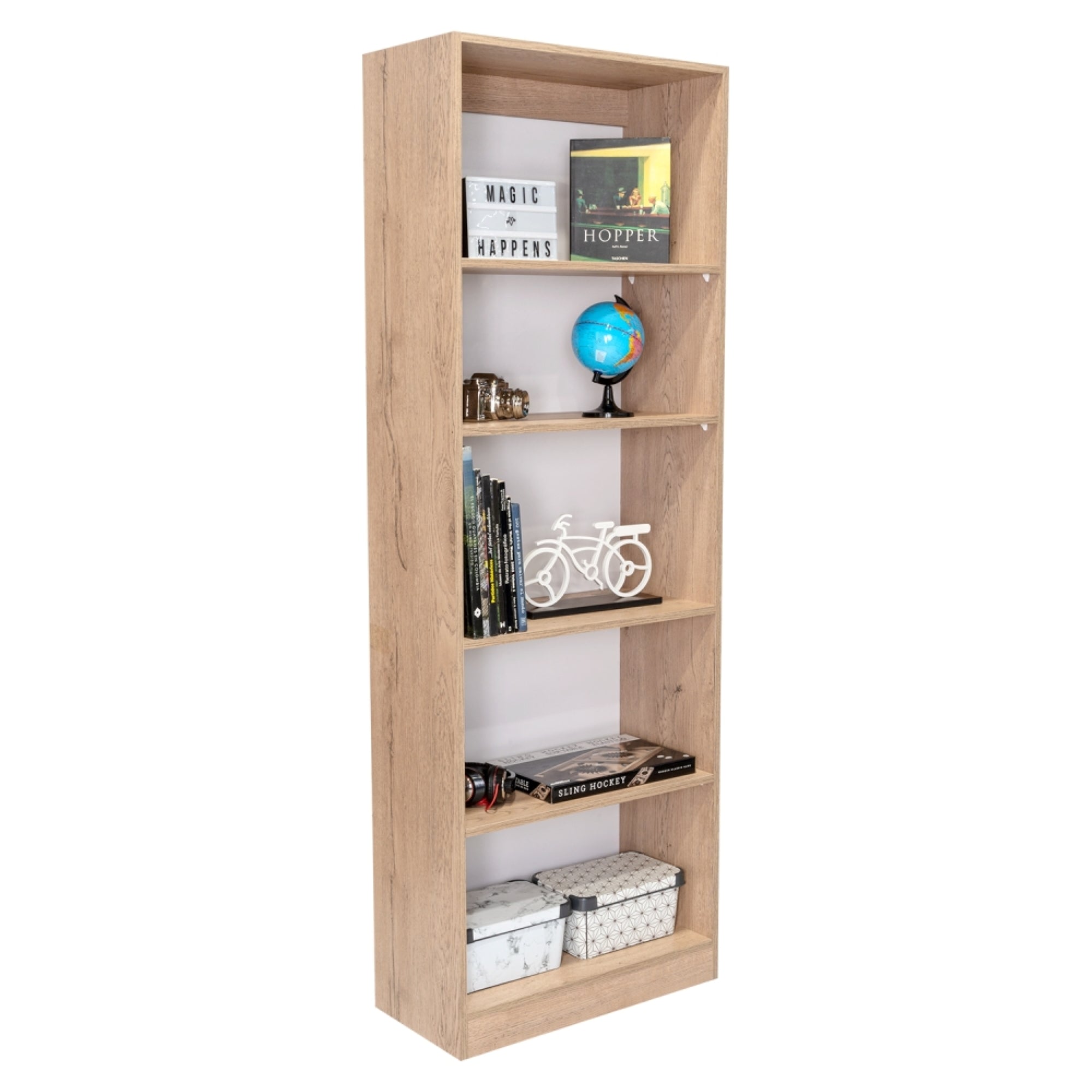 ESTANTE HOME-E M3 5 NIVELES MACADAMIA - 3