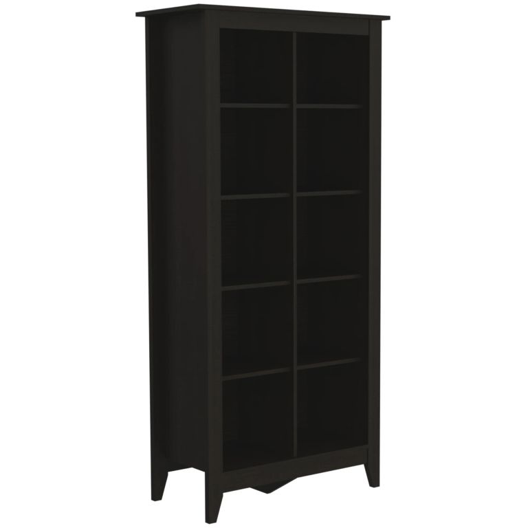 LIBRERO ESSENTIAL 10 ESPACIOS WENGUE 180X86.5X40.7 CM - 2