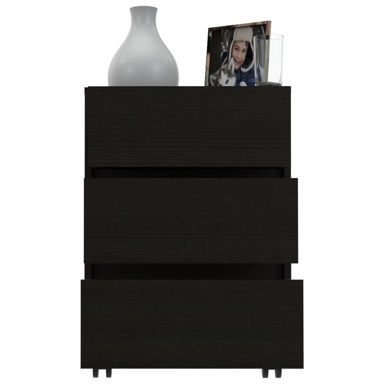 ARCHIVADOR CON RUEDAS 3 CAJONES OFFICE WENGUE 66,0X46,4X45,3 CM - 6