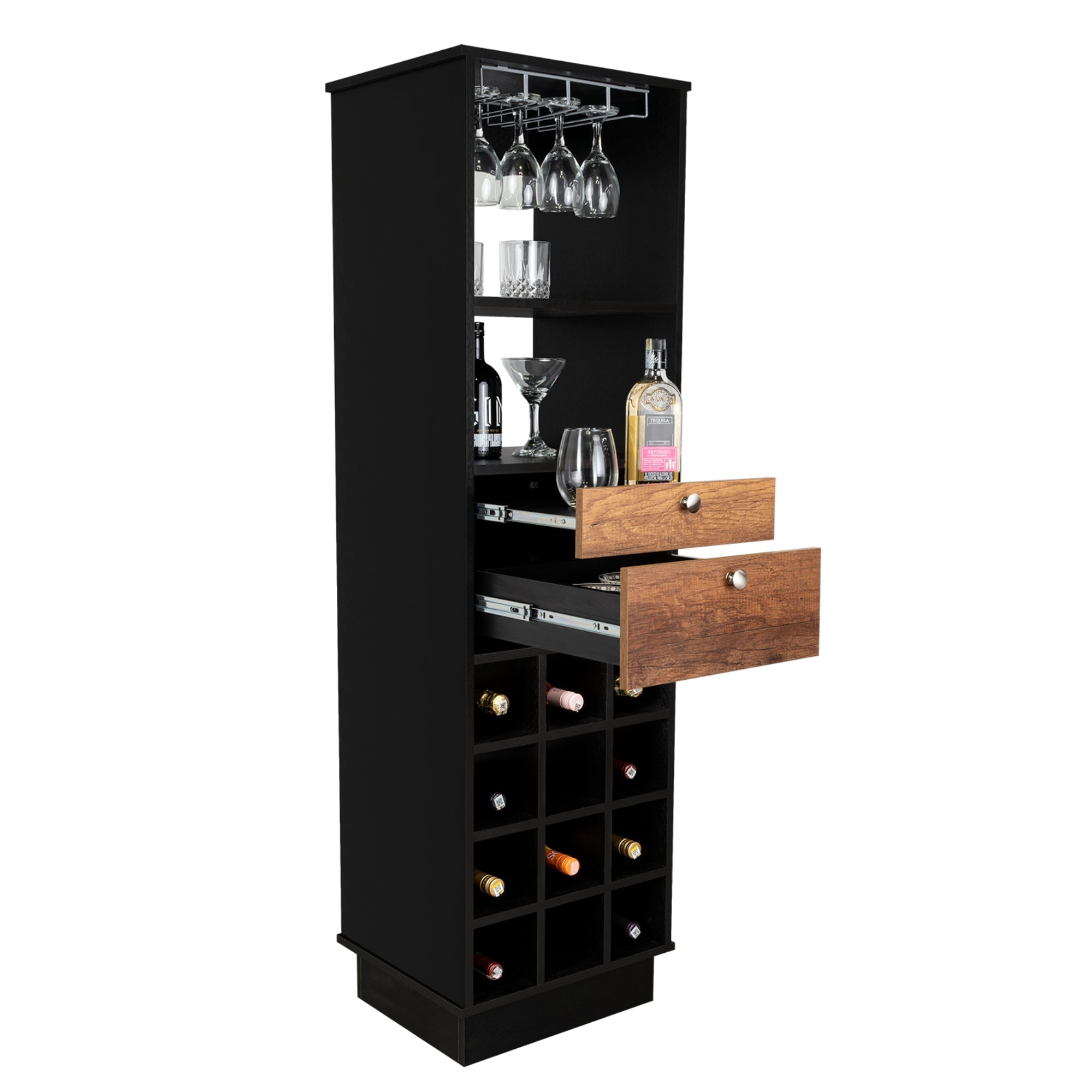 BAR ALTO CLASSIC COLOR CARAMELO Y WENGUE - 4