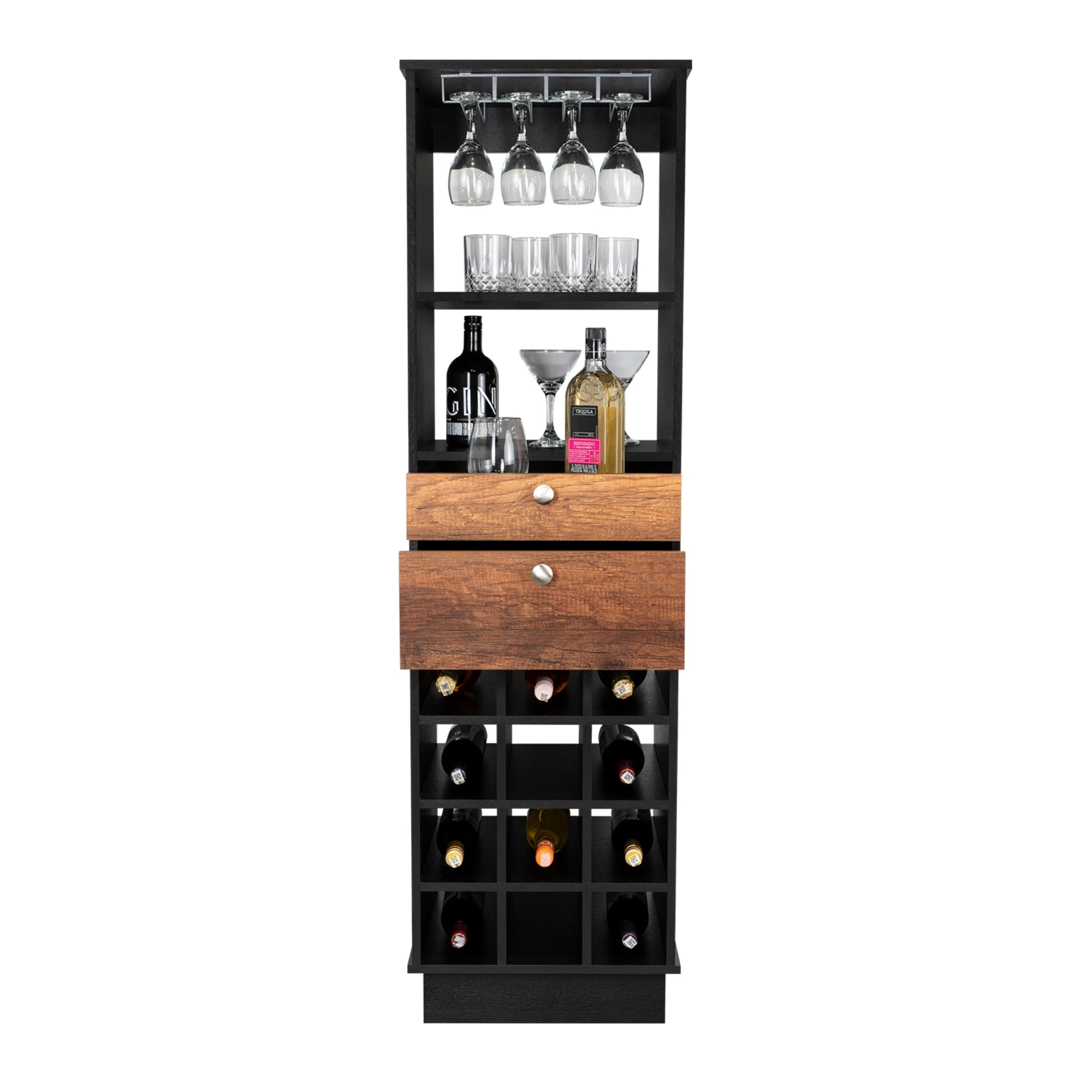 BAR ALTO CLASSIC COLOR CARAMELO Y WENGUE - 5