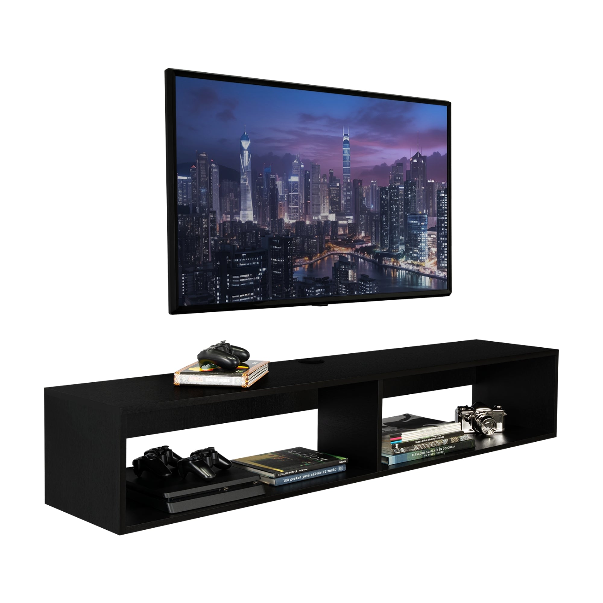 PANEL TV 60' R-150 FLOTANTE WENGUE - 3