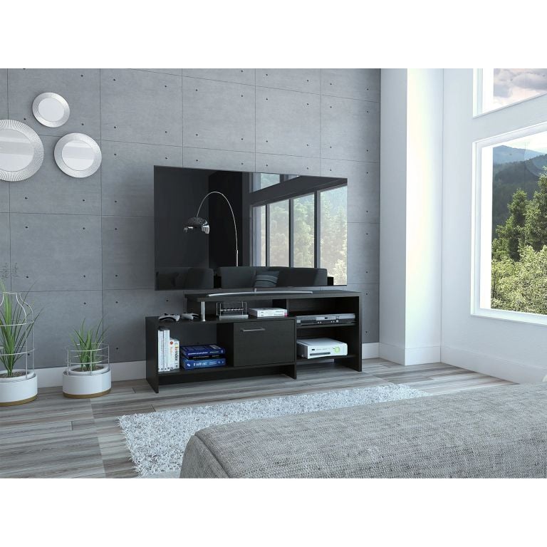 RACK TV 50 BENGALA WENGUE 1 PUERTA 56,0X143,0X38,6 CM - 1