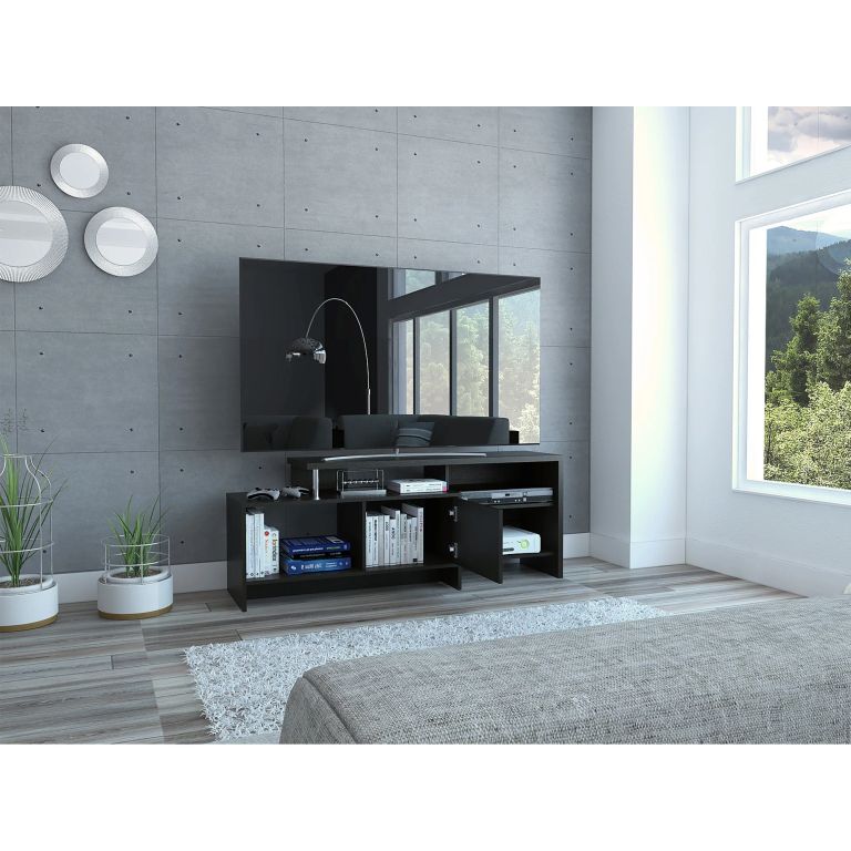 RACK TV 50 BENGALA WENGUE 1 PUERTA 56,0X143,0X38,6 CM - 2