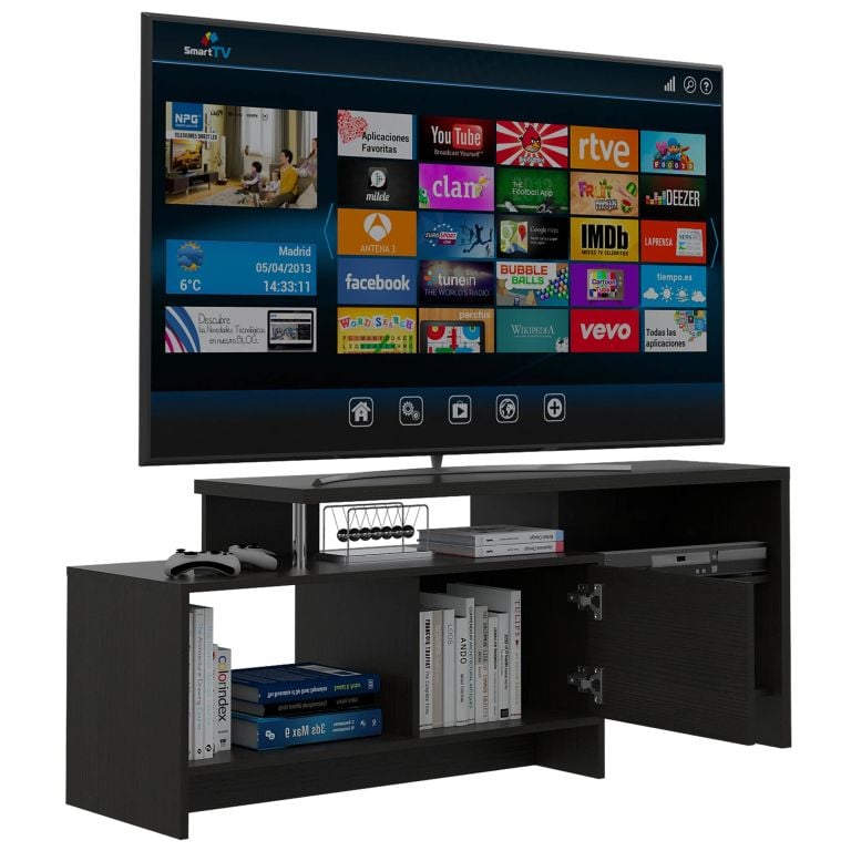 RACK TV 50 BENGALA WENGUE 1 PUERTA 56,0X143,0X38,6 CM - 3
