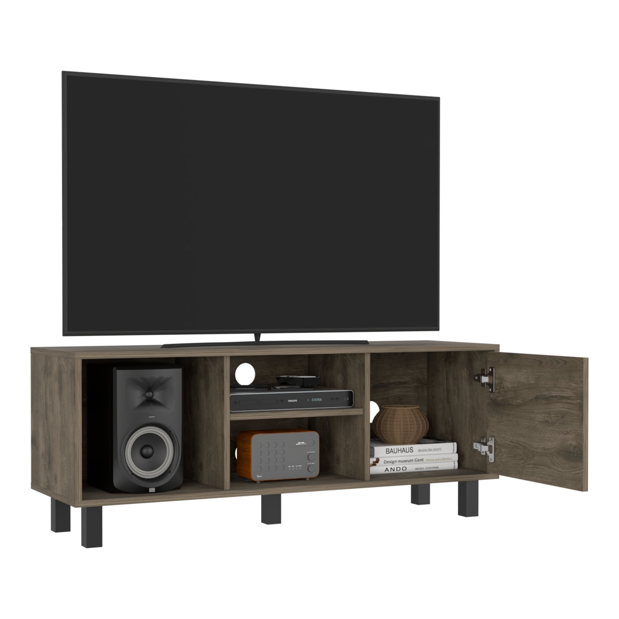 RACK TV 45' SOHO BELLOTA 1 PUERTA 45X115X35 CM - 3