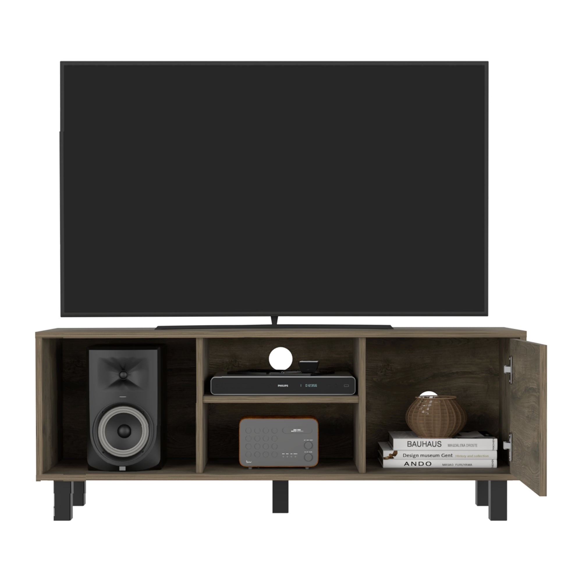 RACK TV 45' SOHO BELLOTA 1 PUERTA 45X115X35 CM - 4