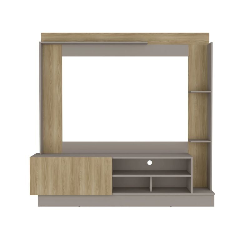 ESTANTE TV70 DOHA TAUPE Y FRESNO 175,0X180,0X38,5 CM - 3