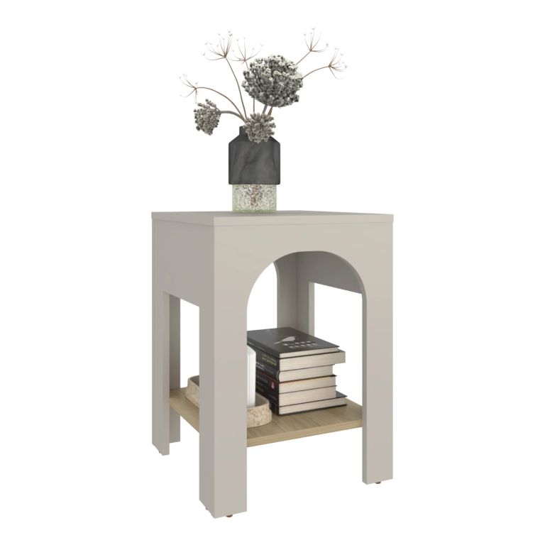 ESTANTE TV70 DOHA TAUPE Y FRESNO 175,0X180,0X38,5 CM - 8