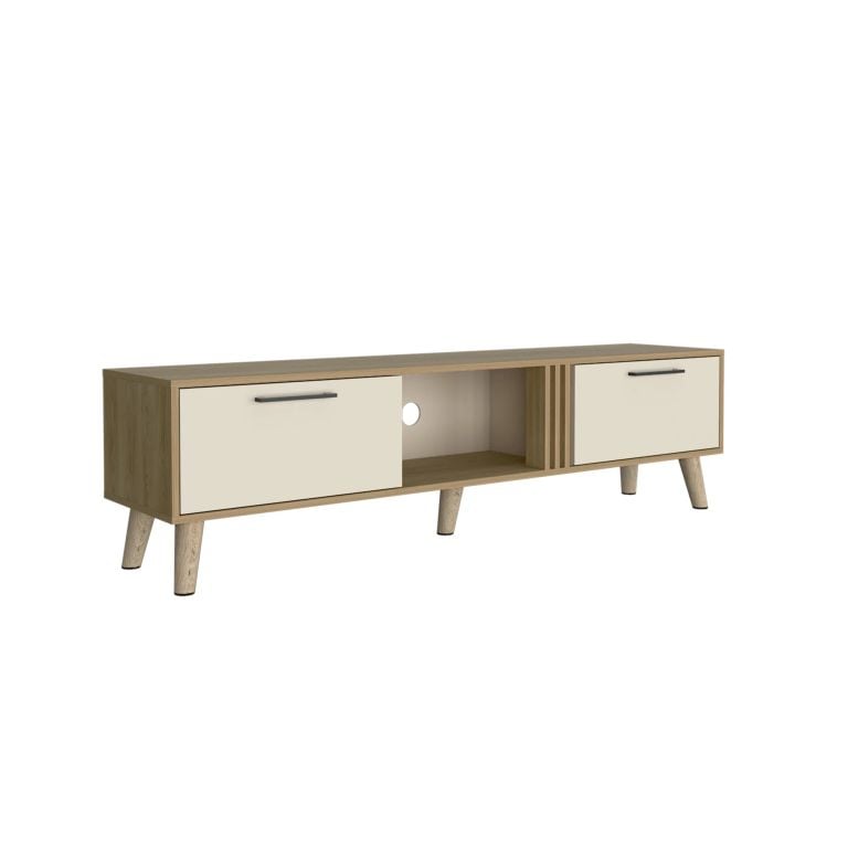 RACK TV 65 VANCE 2 PUERTAS FRESNO Y CAPRI 43,0X160,0X35,0 CM - 3