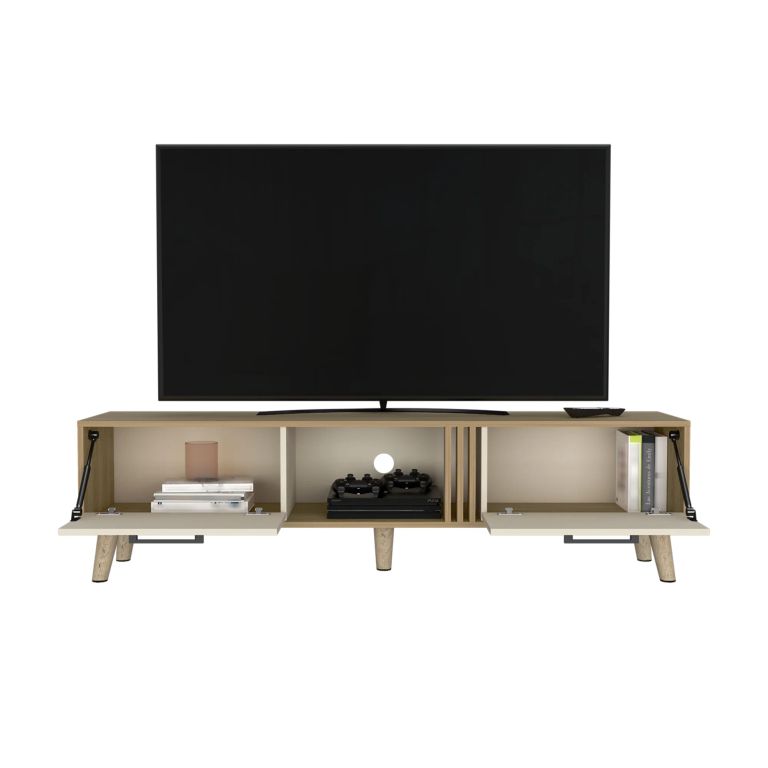 RACK TV 65 VANCE 2 PUERTAS FRESNO Y CAPRI 43,0X160,0X35,0 CM - 6